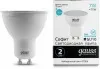 Лампа светодиодная Gauss Elementary MR16 7Вт цок.:GU10 спот 220B св.свеч.бел.нейт. MR16 упак.:10шт 13627 - фото 5