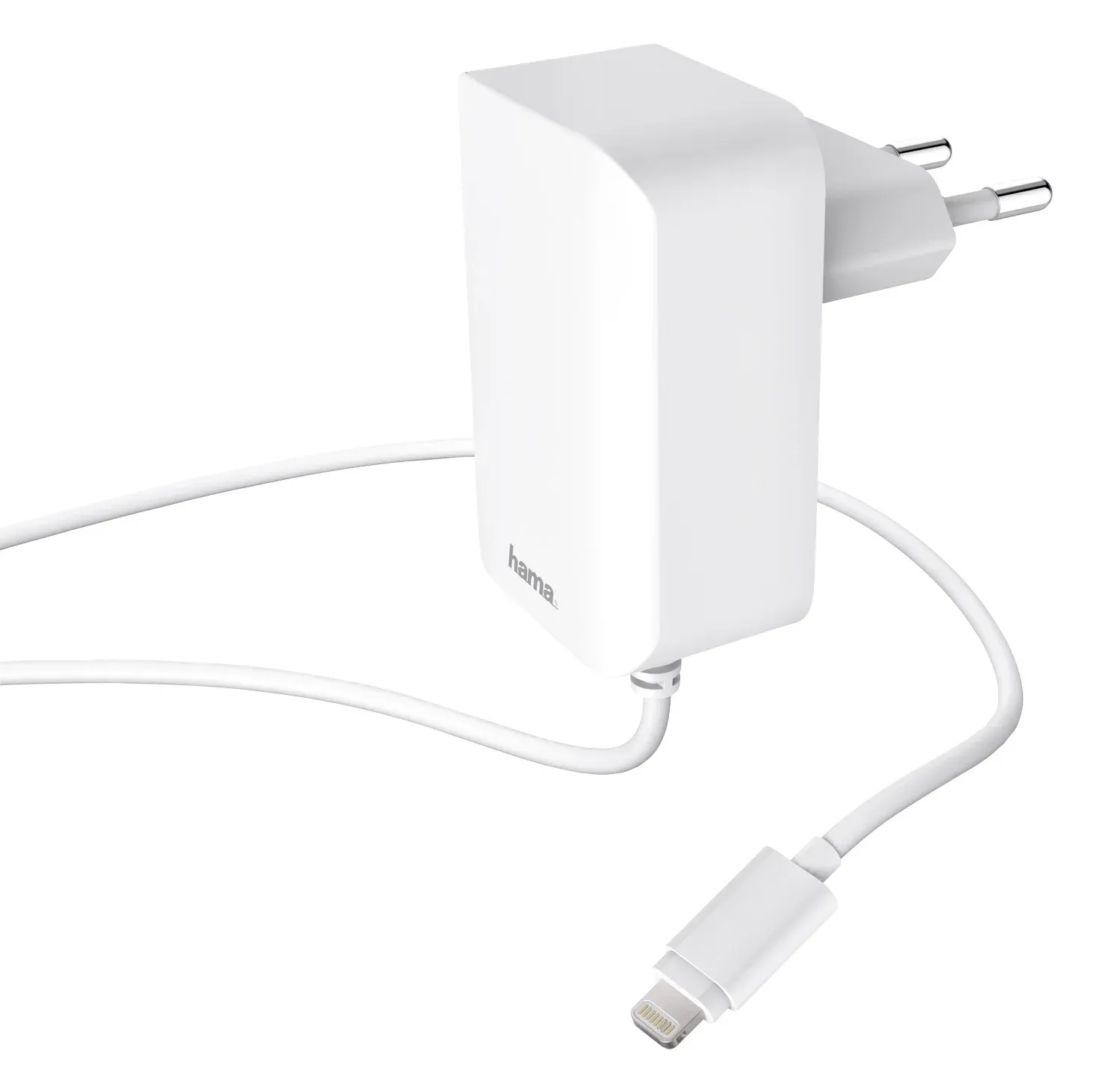 Сетевое зар./устр. Hama H-178342 12W 2.4A для Apple белый 00178342 - фото 2