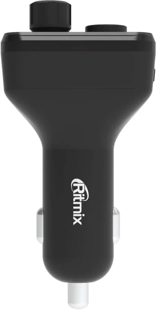 Автомобильный FM-модулятор Ritmix FMT-B100 черный MicroSD BT USB 80000554 - фото 6