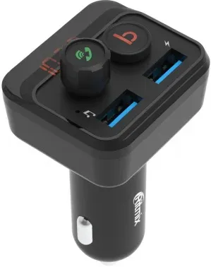Автомобильный FM-модулятор Ritmix FMT-B100 черный MicroSD BT USB 80000554 - фото 7