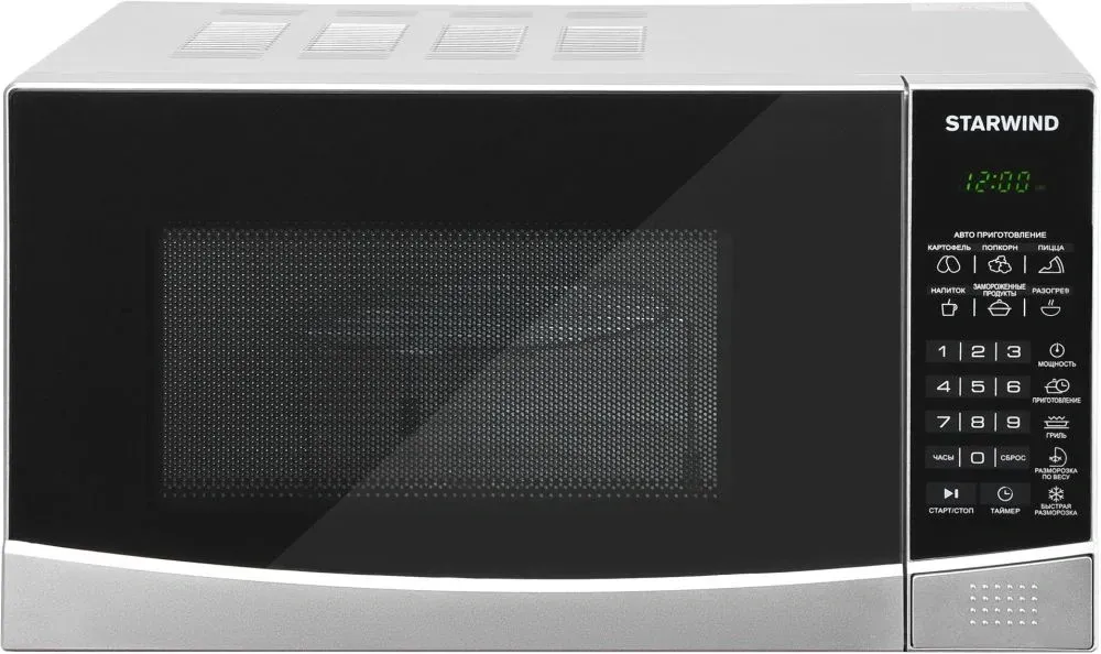 Микроволновая Печь Starwind SMW3120 20л. 700Вт серебристый/черный, 20 л - фото 5
