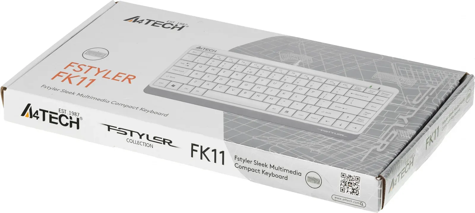 Клавиатуры A4TECH FK11 белый - фото 3