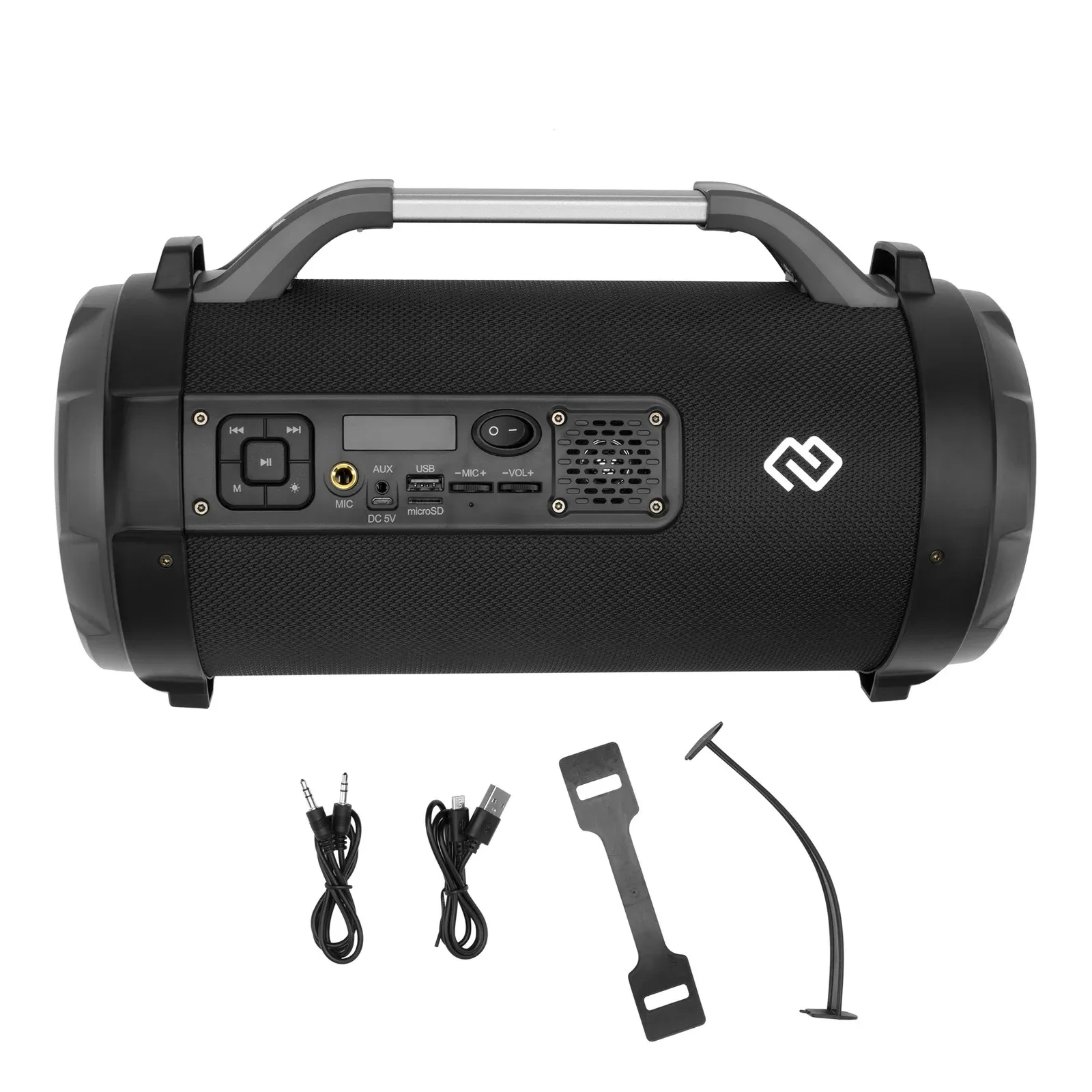 Колонка порт. Digma S-23 черный 18W 1.0 BT 10м 1800mAh SP2318B - фото 2
