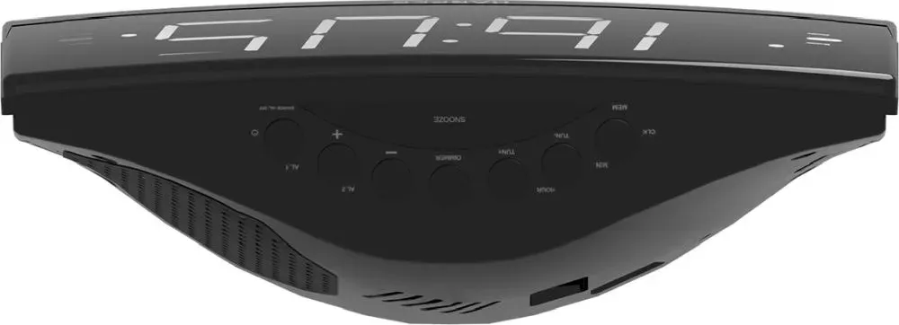Радиобудильник Harper HCLK-2050 черный LED подсв:белая часы:цифровые AM/FM - фото 4