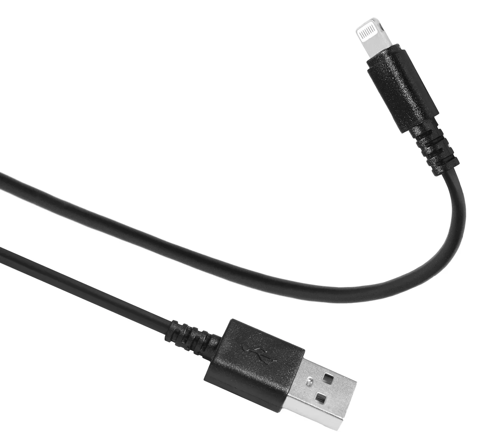 Кабель SunWind USB m-Lightning m 1.2м черный блистер - фото 2