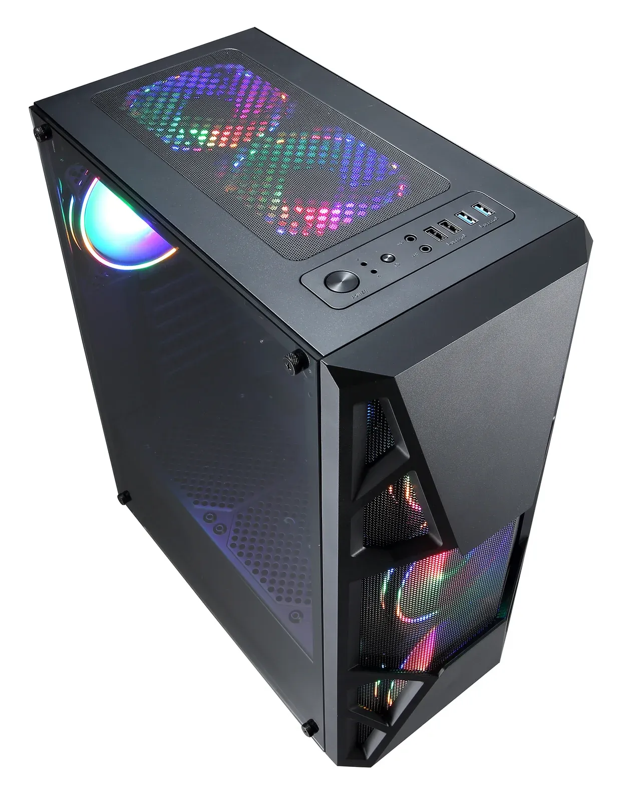 Корпус Formula CL-3303B RGB черный без БП ATX 2xUSB2.0 1xUSB3.0 audio bott PSU - фото 3