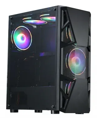 Корпус Formula CL-3303B RGB черный без БП ATX 2xUSB2.0 1xUSB3.0 audio bott PSU - фото 8