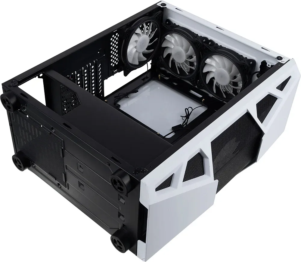Корпус Formula CL-3303W RGB белый без БП ATX 2x120mm 2xUSB2.0 1xUSB3.0 audio bott PSU - фото 8