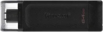 Флеш Диск Kingston 64GB DataTraveler 70 Type-C DT70/64GB USB3.0 черный, 64 ГБ - фото 7