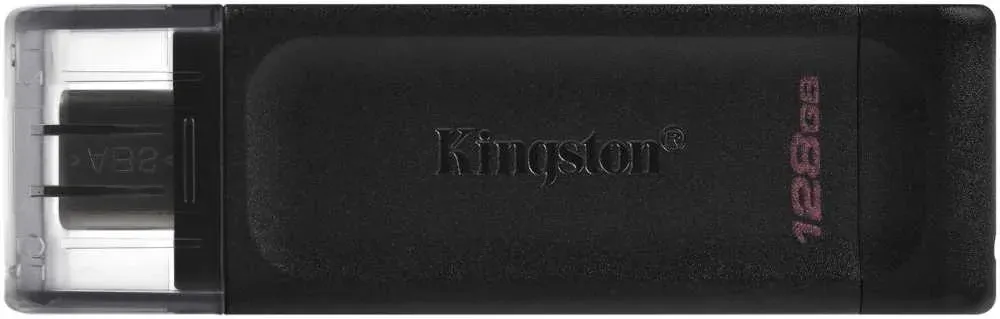 Флеш Диск Kingston 128GB DataTraveler 70 Type-C DT70/128GB USB3.0 черный, 128 ГБ - фото 3