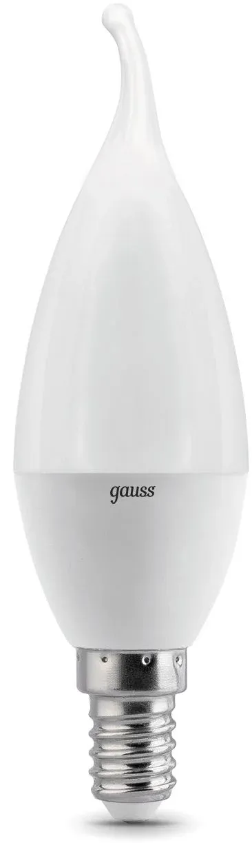 Лампа светодиодная Gauss 6.5Вт цок.:E14 свеча 220B св.свеч.бел.теп. упак.:10шт 104101107 - фото 3