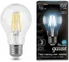 Лампа светодиодная Gauss Filament A60 8Вт цок.:E27 груша 220B св.свеч.бел.нейт. упак.:1шт 102802208 - фото 3