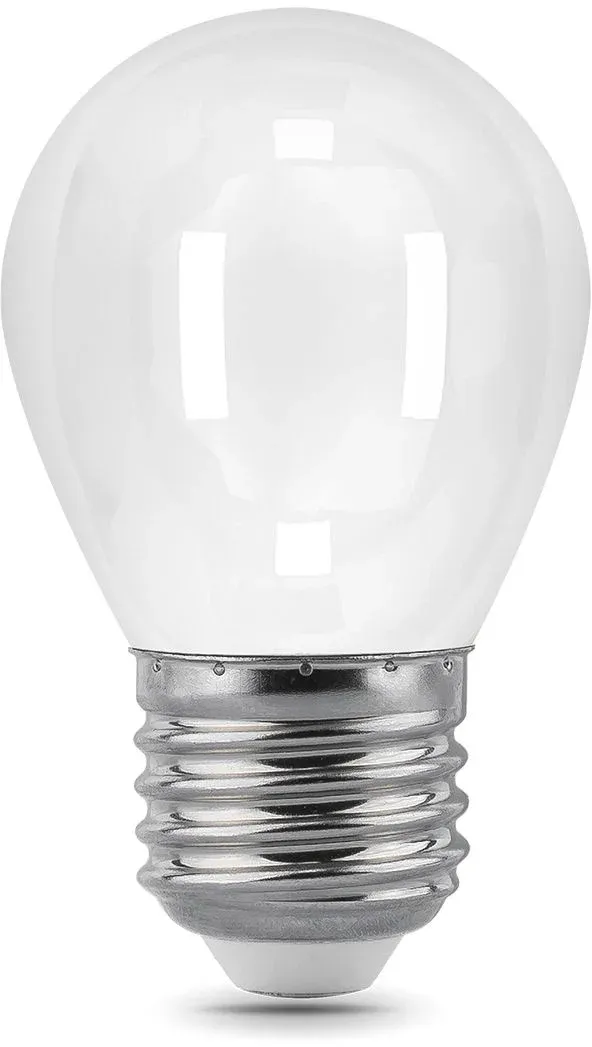 Лампа филам. Gauss Filament 5Вт цок.:E27 шар 220B св.свеч.бел.нейт. упак.:1шт 105202205 - фото 6