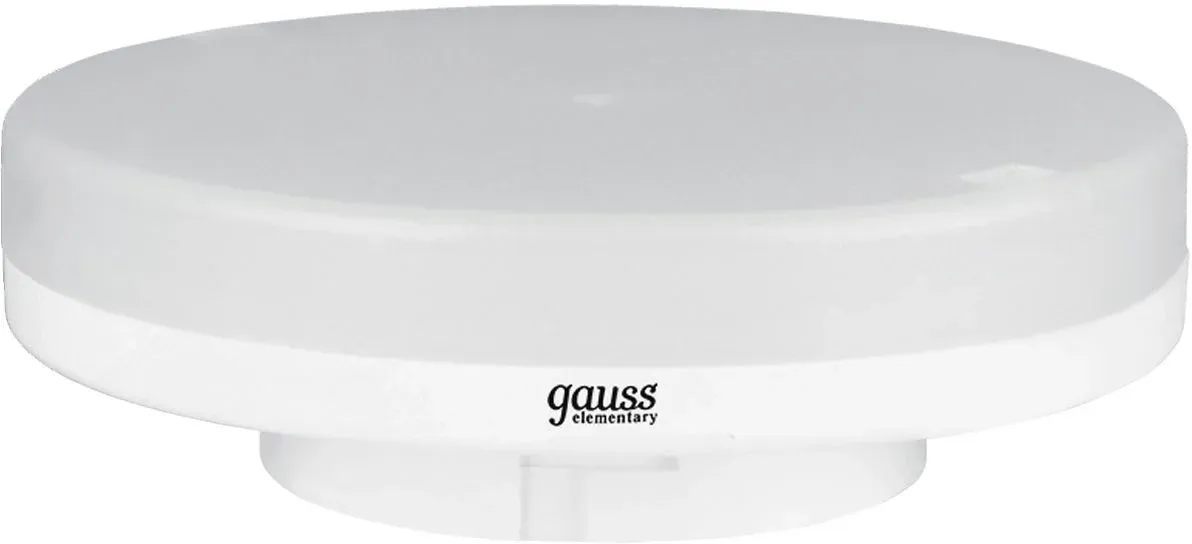 Лампа светодиодная Gauss Elementary GX53 15Вт цок.:GX53 таблетка 220B св.свеч.бел.теп. упак.:1шт 83815 - фото 4