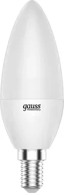 Лампа светодиодная Gauss Elementary 6Вт цок.:E14 свеча 220B св.свеч.бел.нейт. С35 упак.:1шт 33126 - фото 8