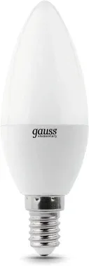 Лампа светодиодная Gauss Elementary 10Вт цок.:E14 свеча 220B св.свеч.бел.теп. упак.:1шт 33110 - фото 8