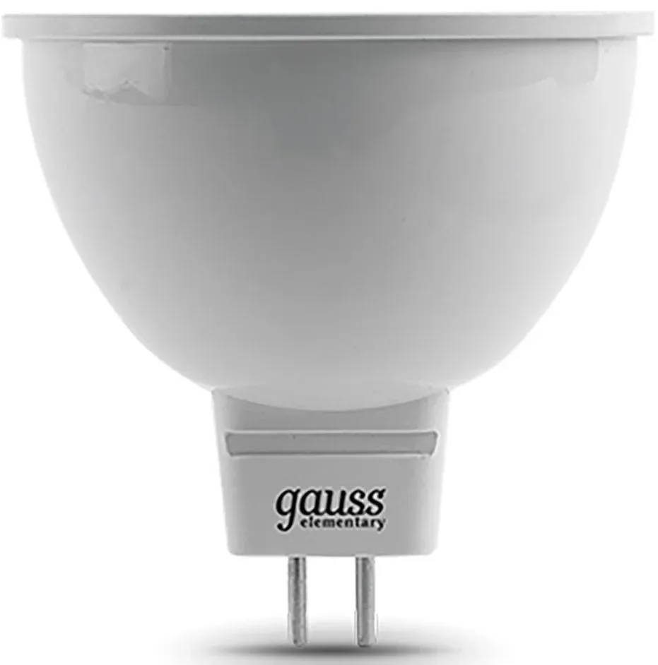Лампа светодиодная Gauss Elementary MR16 3.5Вт цок.:GU5.3 спот 220B св.свеч.бел.нейт. MR16 упак.:10шт 13524 - фото 2