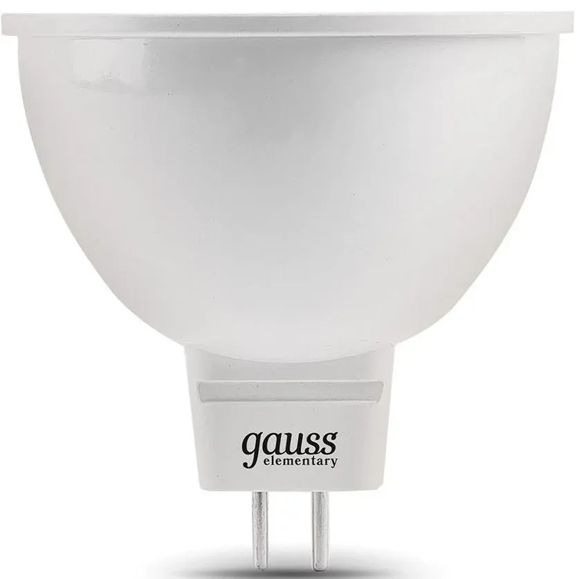 Лампа светодиодная Gauss Elementary MR16 9Вт цок.:GU5.3 спот 220B св.свеч.бел.нейт. MR16 упак.:10шт 13529 - фото 6