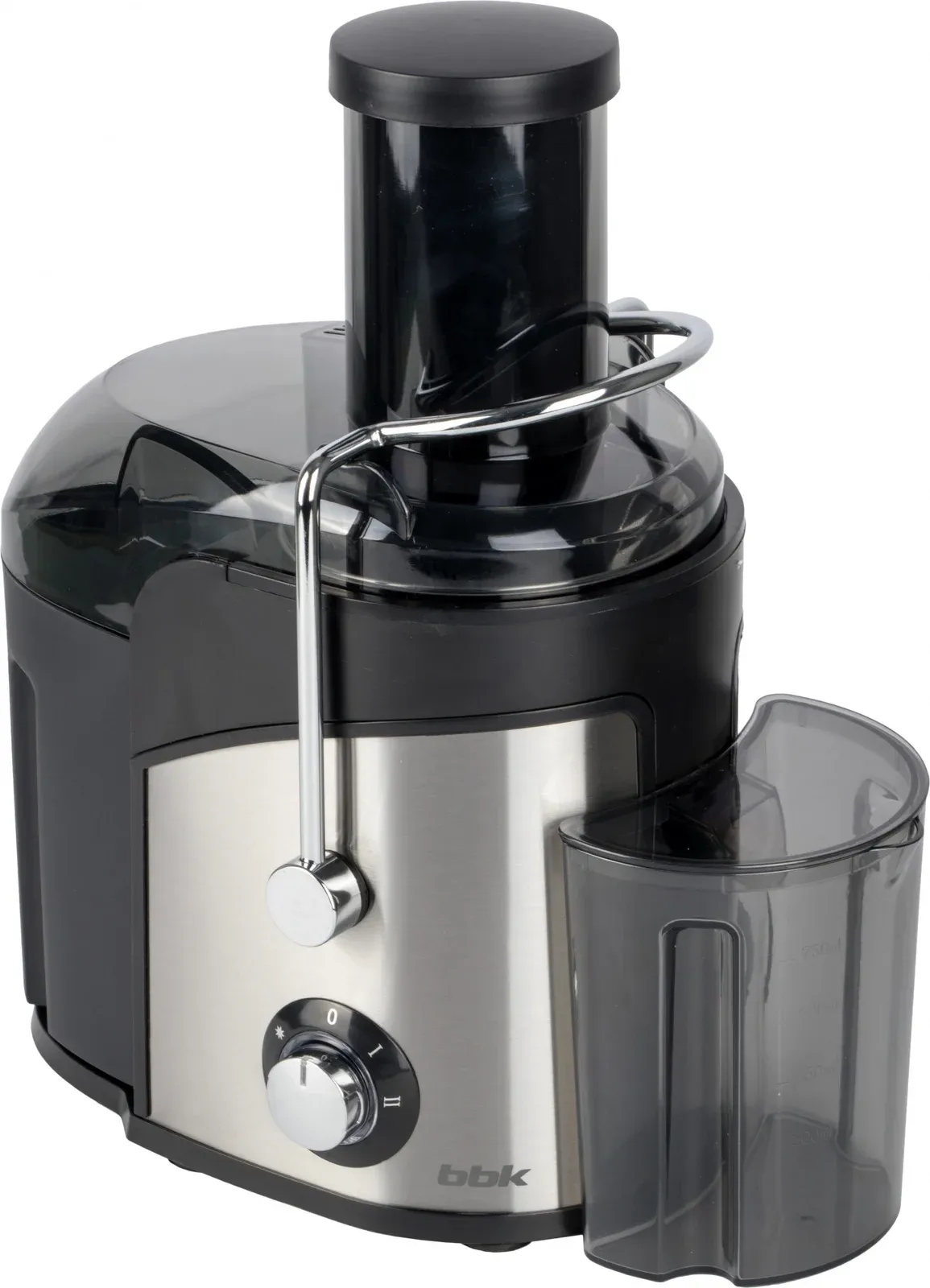 Соковыжималка центробежная BBK JC080-H03 800Вт рез.сок.:750мл. черный/серебристый - фото 7