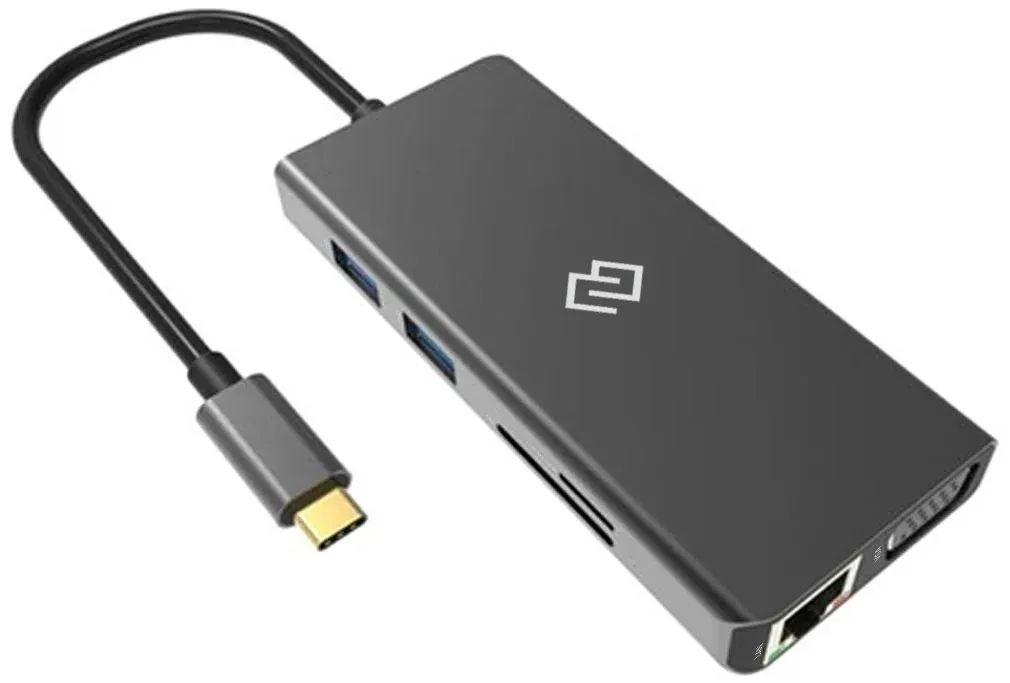 Стыковочная станция Digma DS-970UC_G, серый - фото 2