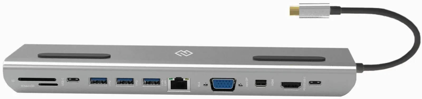 Стыковочная станция Digma DS-990UC_G, серый - фото 3