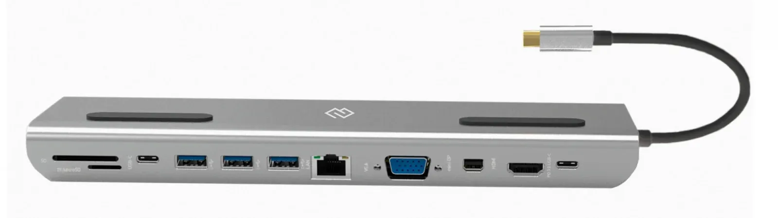 Стыковочная станция Digma DS-990UC_G, серый - фото 5