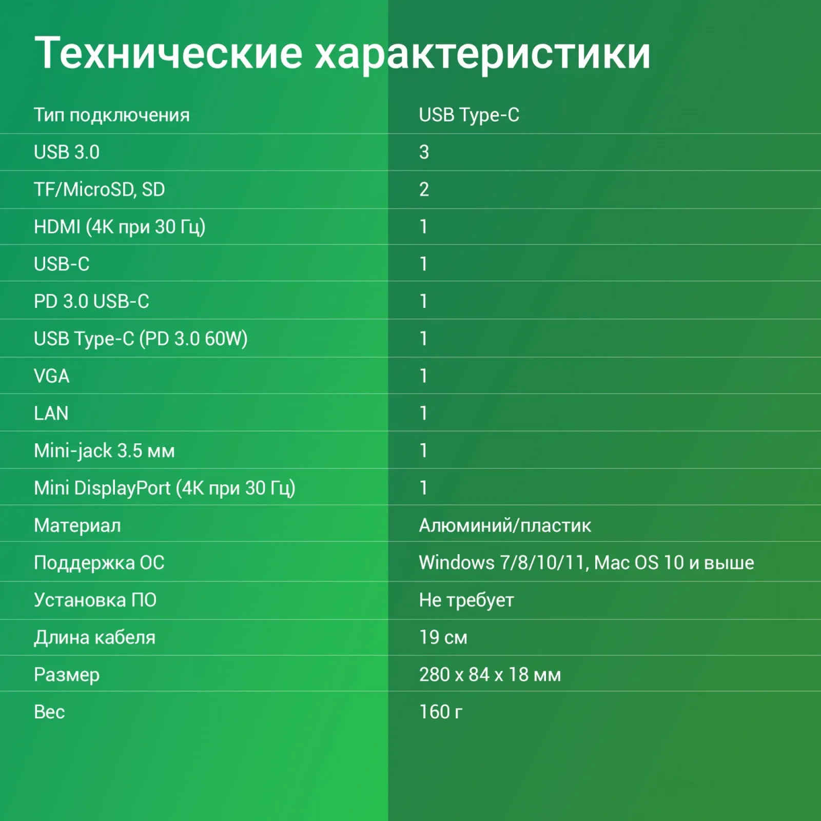 Стыковочная станция Digma DS-990UC_G, серый - фото 8