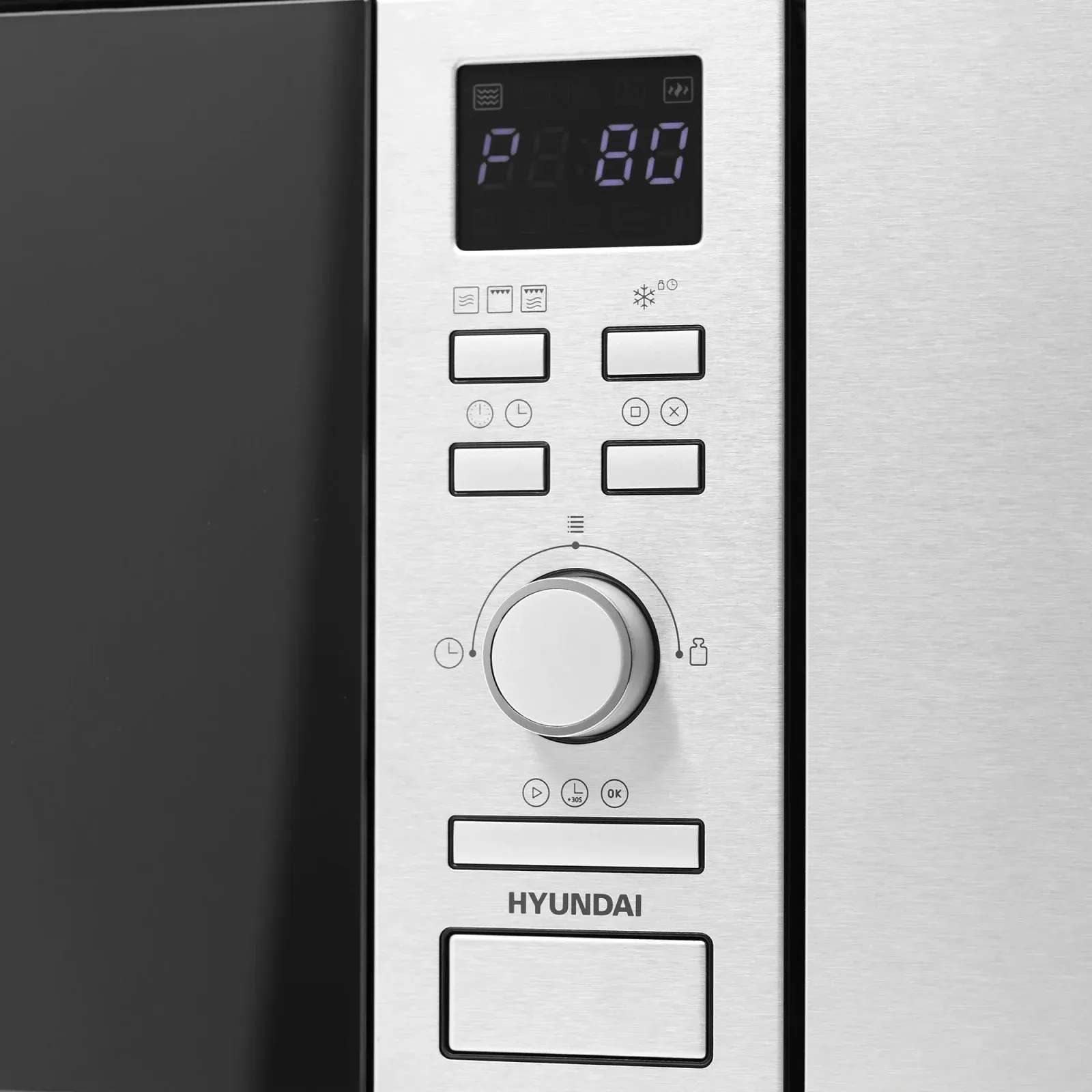 Микроволновая печь Hyundai HBW 2040 IX 20л. 800Вт нержавеющая сталь встраиваемая, 20 л - фото 6