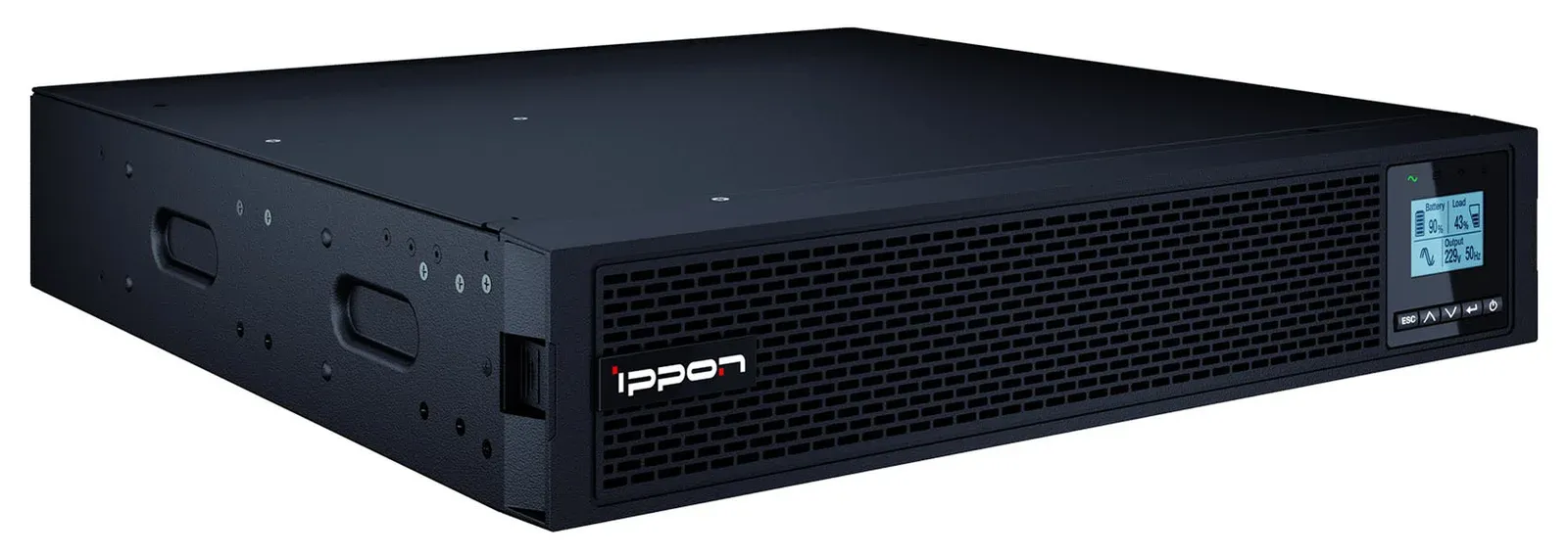Источник бесперебойного питания Ippon Innova RT II 1000 1000Вт 1000ВА черный - фото 4