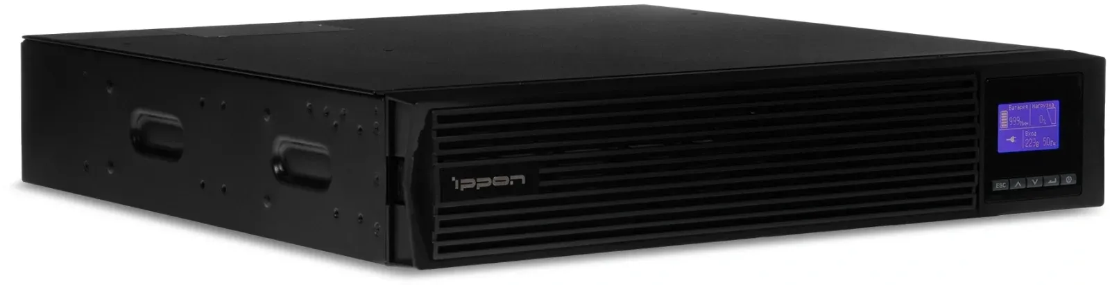 Источник бесперебойного питания Ippon Innova RT II 1500 1500Вт 1500ВА черный - фото 2