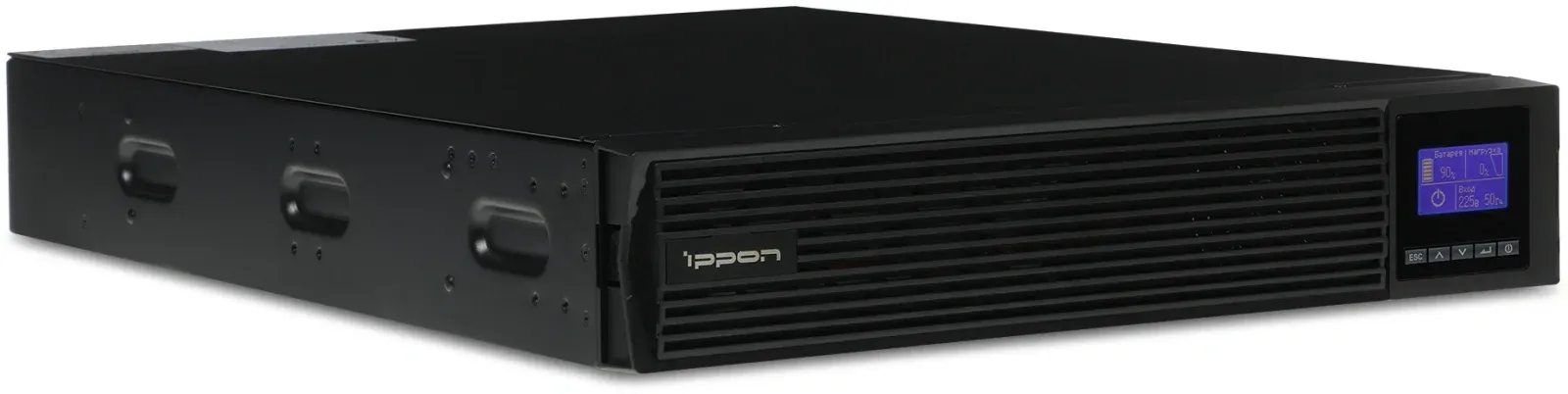 Источник бесперебойного питания Ippon Innova RT II 2000 2000Вт 2000ВА черный - фото 2