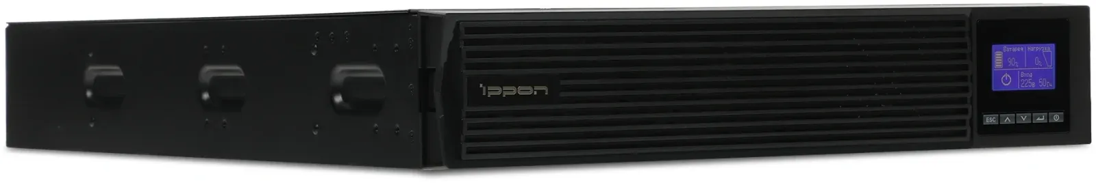 Источник бесперебойного питания Ippon Innova RT II 2000 2000Вт 2000ВА черный - фото 3