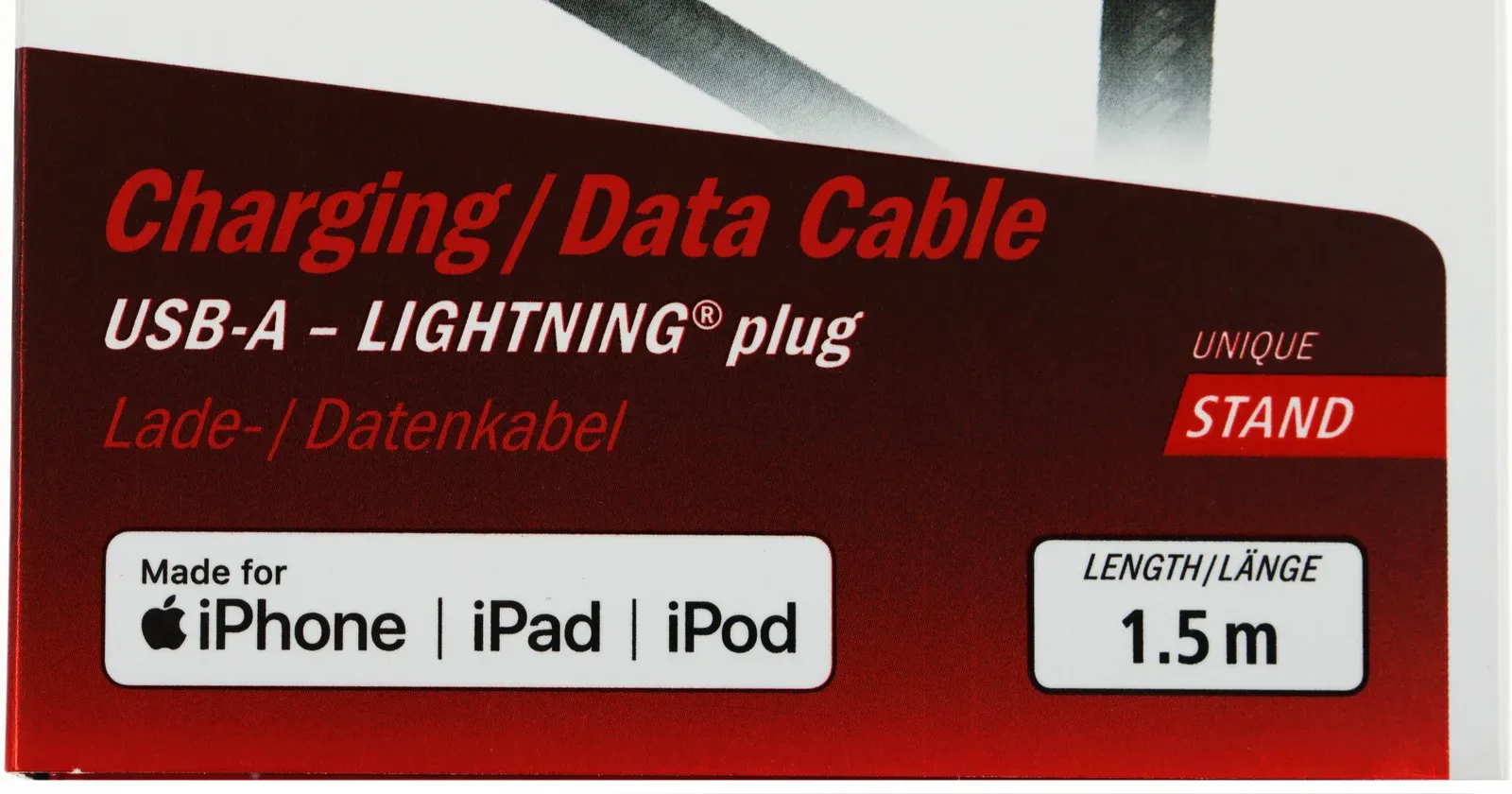 Кабель Hama 00187212 USB m-Lightning m 1.5м черный - фото 5