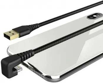 Кабель Hama 00187221 USB m-Lightning m 1.5м черный - фото 4