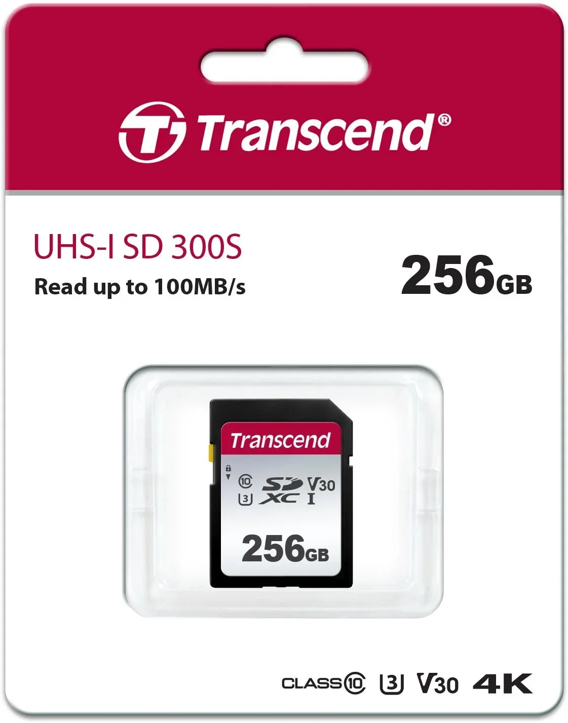 Флеш карта SDXC 256GB Transcend TS256GSDC300S w/o adapter - фото 2