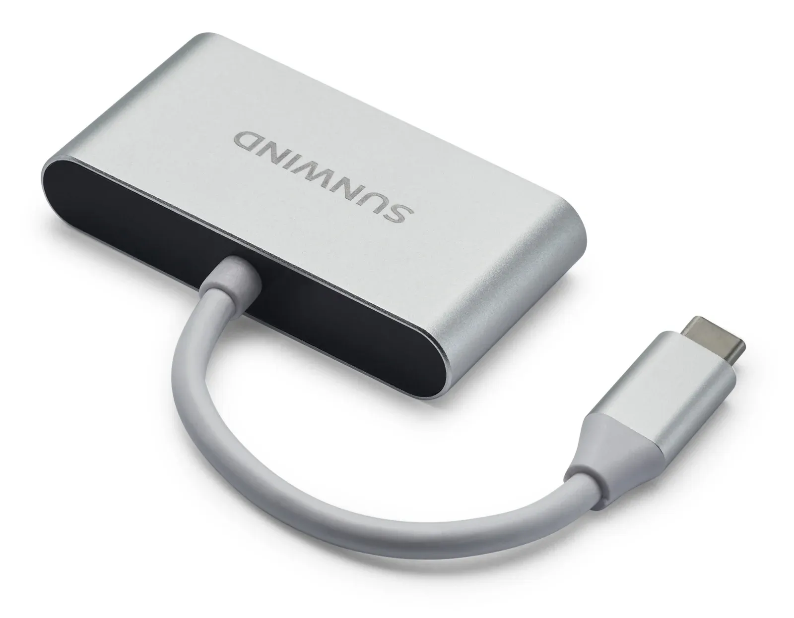 Устройство чтения карт памяти USB Type-C SunWind SW-CR051-S серебристый - фото 4