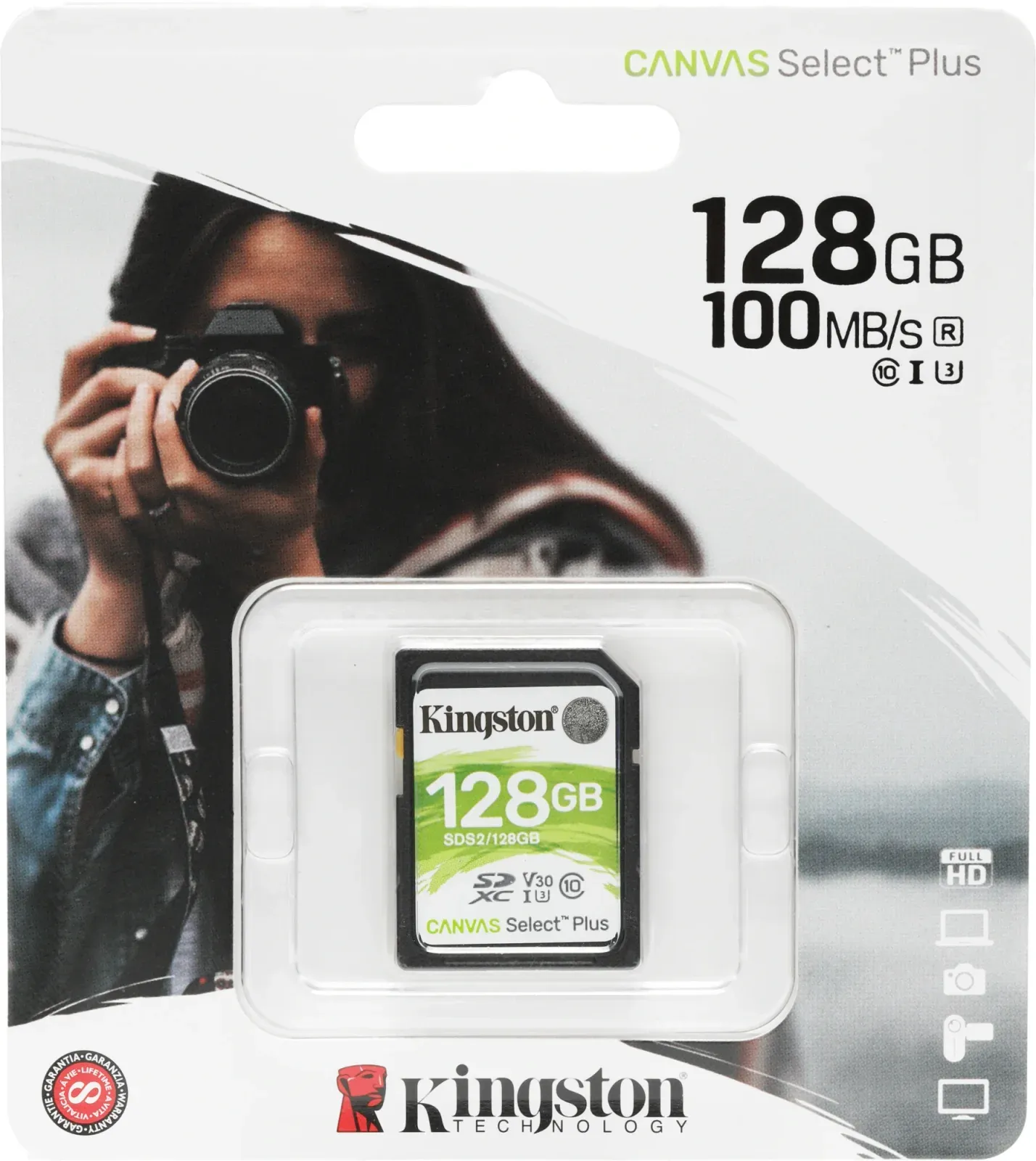 Flash Card KINGSTON SDS2/128GB - фото 1
