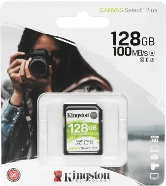 Флеш карта SDXC 128GB Kingston SDS2/128GB Canvas Select Plus w/o adapter - фото 6