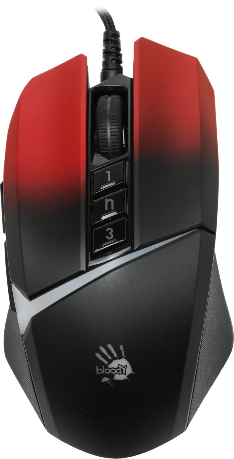 Мышь A4Tech Bloody W60 Max красный оптическая 10000dpi USB 10but - фото 2
