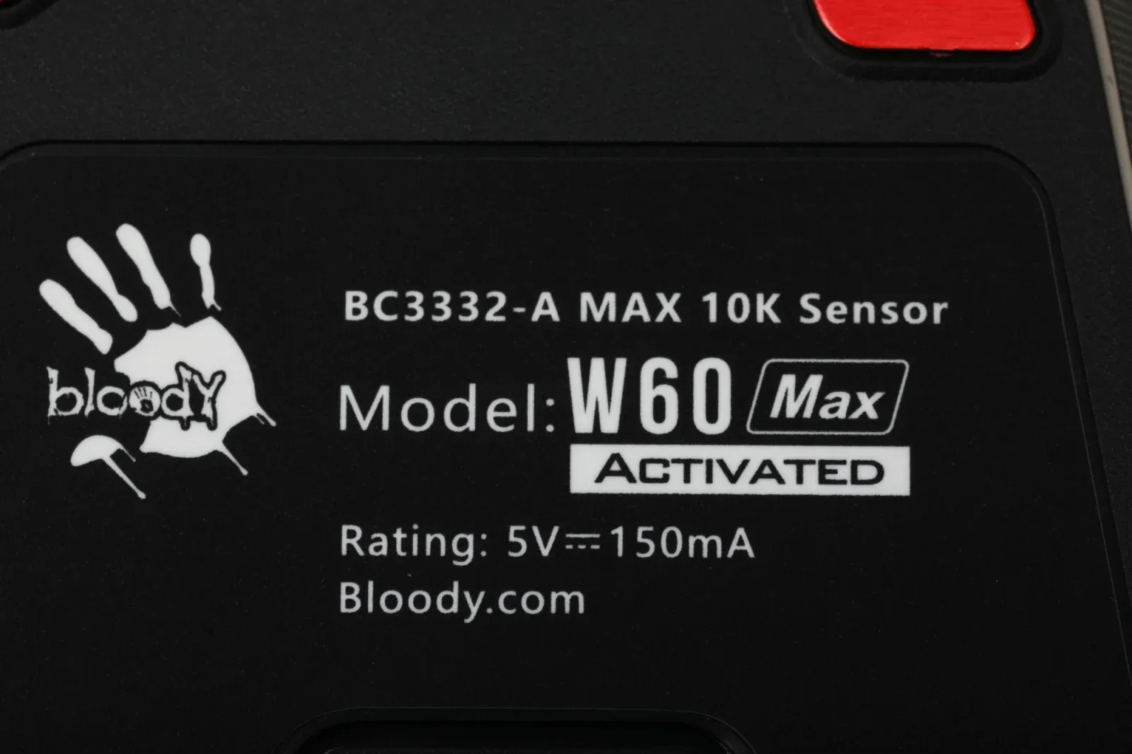 Мышь A4Tech Bloody W60 Max красный оптическая 10000dpi USB 10but - фото 4
