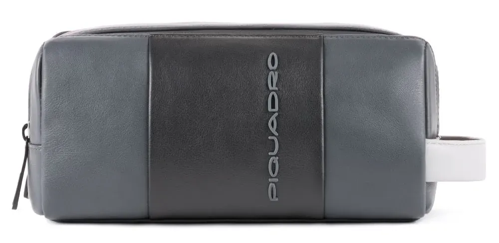 Косметичка Piquadro Urban BY3880UB00/GRN черный/серый натур.кожа - фото 4