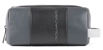Косметичка Piquadro Urban BY3880UB00/GRN черный/серый натур.кожа - фото 8