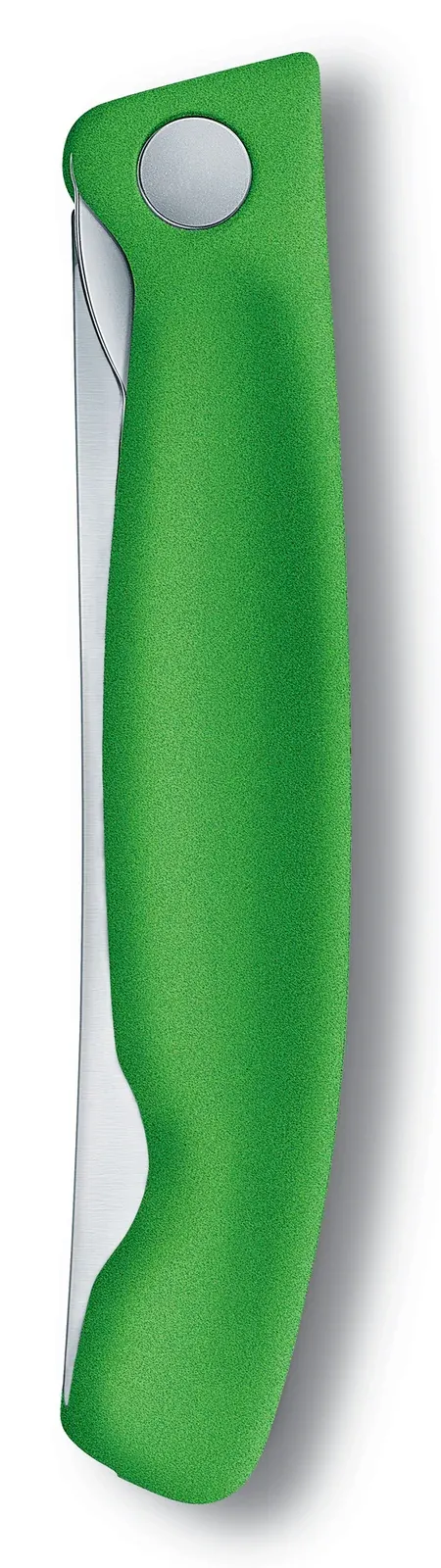 Нож кухонный Victorinox Swiss Classic 6.7836.F4B стальной для овощей лезв.110мм серрейт. заточка зеленый блистер - фото 5