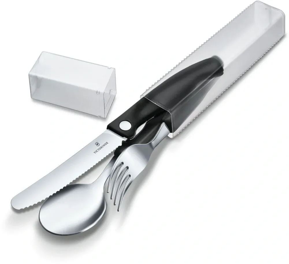 Набор столовых приборов Victorinox Swiss Classic набор из 3предм. черный 6.7192.F3
