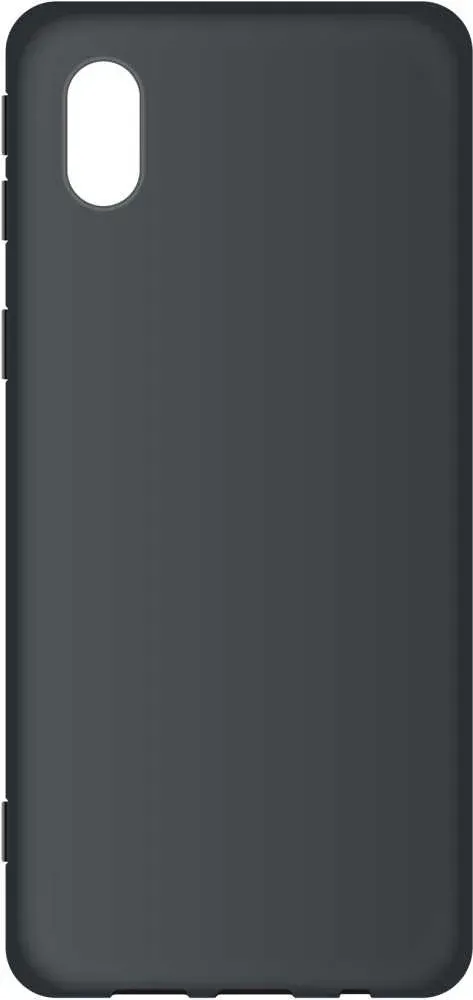 Чехол клип-кейс BoraSCO для Samsung Galaxy A01 Core Silicone Case черный матовый 39204 - фото 6