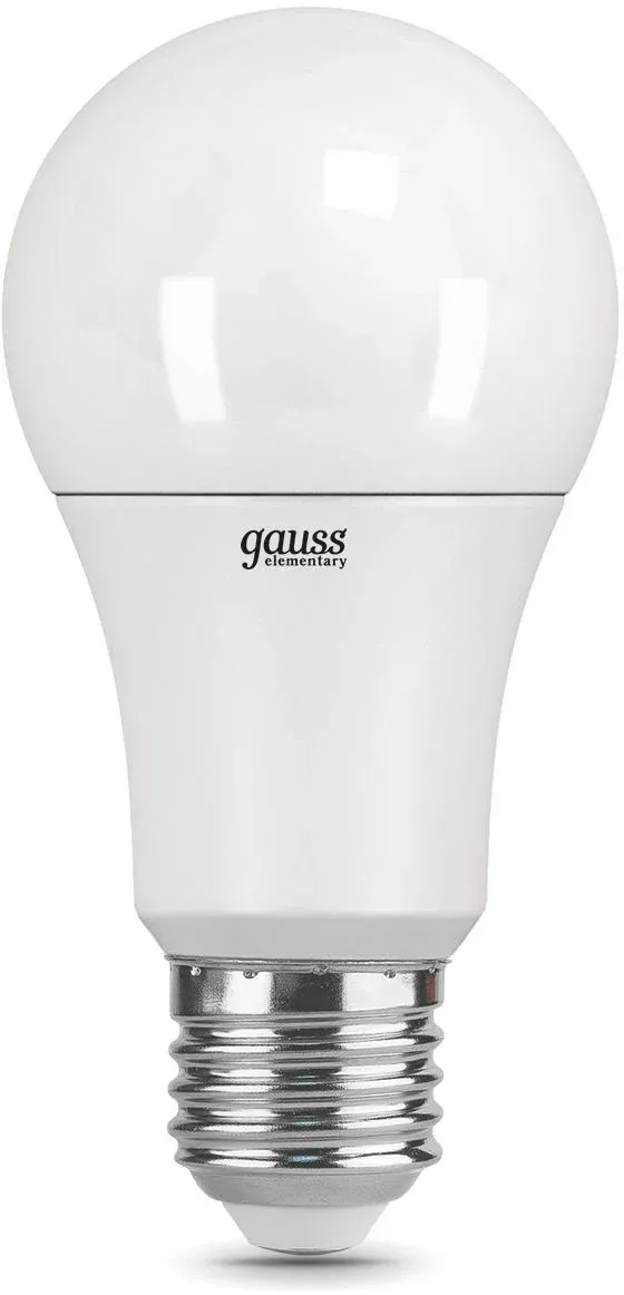Лампа светодиодная Gauss Elementary 10Вт цок.:E27 груша 220B св.свеч.бел.теп. A60 упак.:10шт 23210 - фото 2