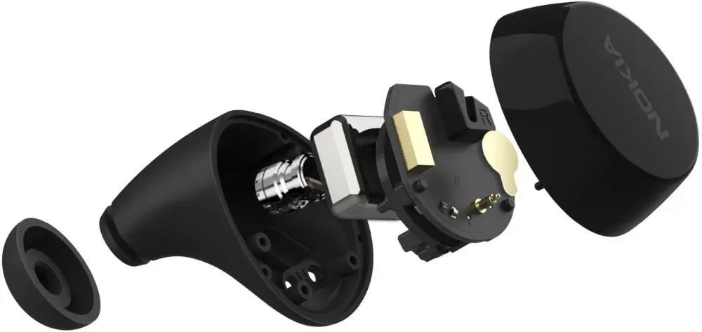 Гарнитура внутриканальные Nokia True Wireless Earbuds BH-605 черный беспроводные bluetooth в ушной раковине 8P00000093 - фото 7