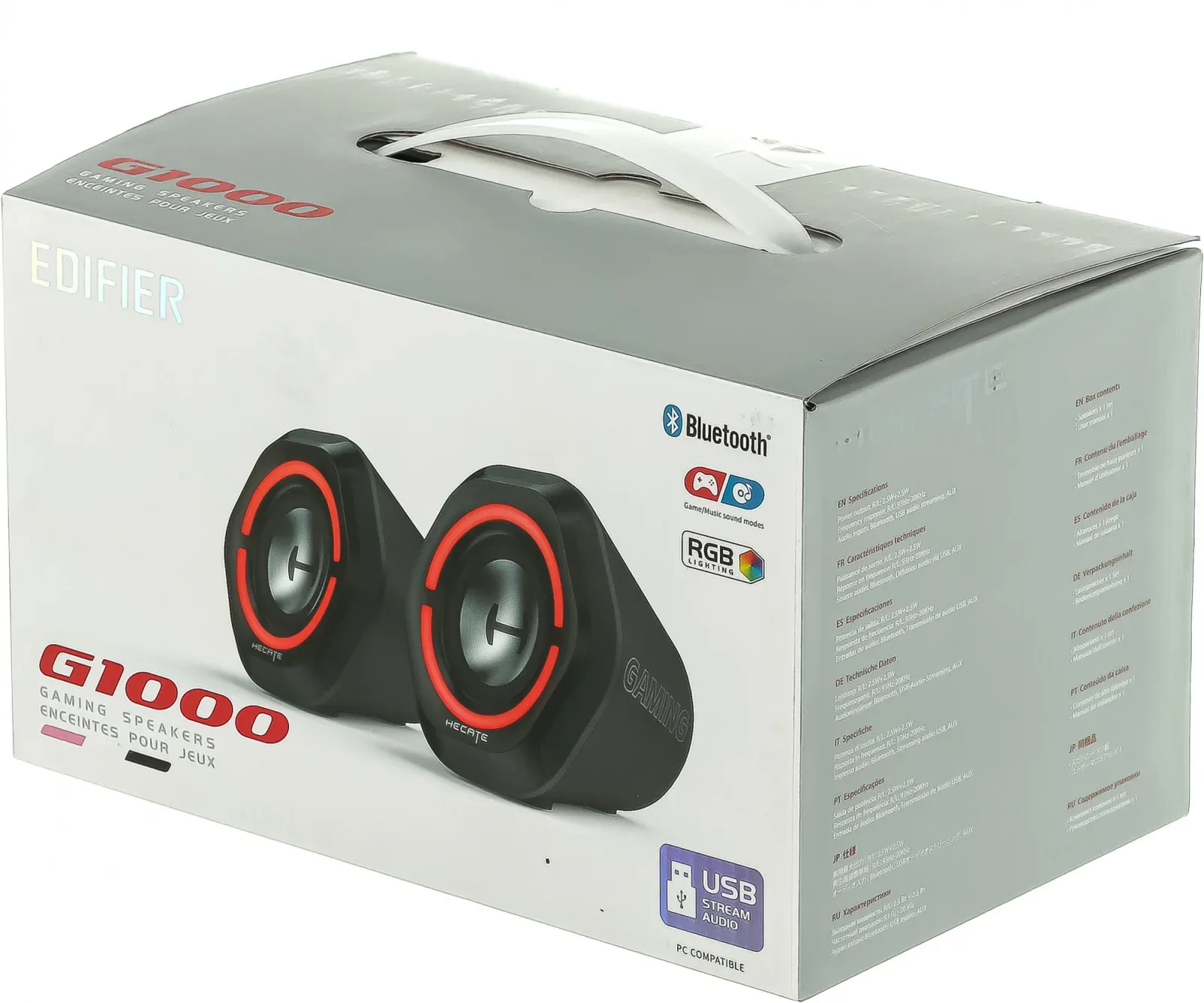 Активные 2.0 EDIFIER G1000 черный - фото 4