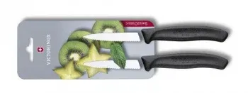 Набор ножей кухон. Victorinox Swiss Classic 6.7633.B компл.:2предм. черный блистер - фото 3