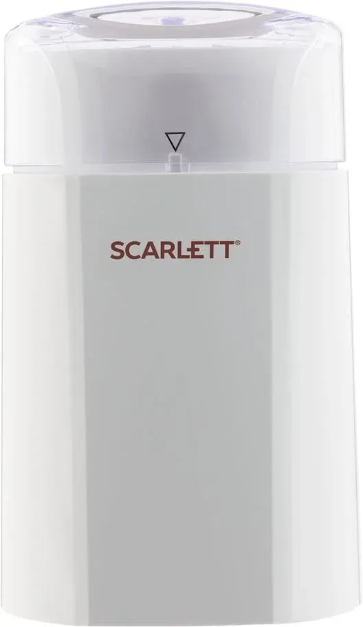 Кофемолка Scarlett SC-CG44506 150Вт сист.помол.:ротац.нож вместим.:60гр белый - фото 2